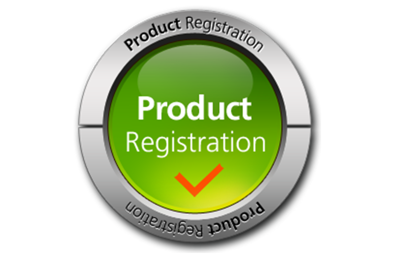 registration of products